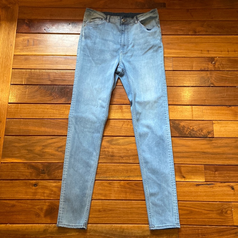 Cheap Monday High Snap Powder Blue Jeans 30/32